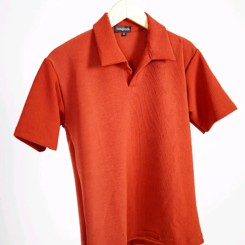 Kaos Polo shirt pria cutting slimfit sunkist knit Likegoods 7