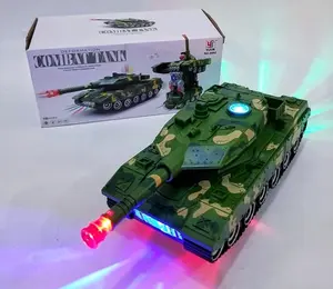 Mainan mobil tank berubah robot