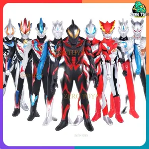Mainan Ultraman Zero Geed Bahan Karet 23CM Action Figure Ultramen Zerotoys
