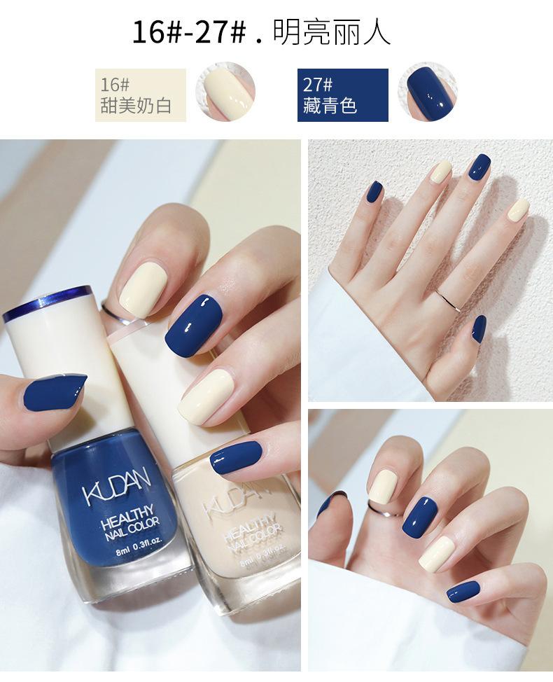 Product Introduction of Sơn Móng Tay Không Nướng, Nhanh Khô, Lâu Trôi, Không Lột, Không Thấm Nước, Màu Trắng, Không Rách 19