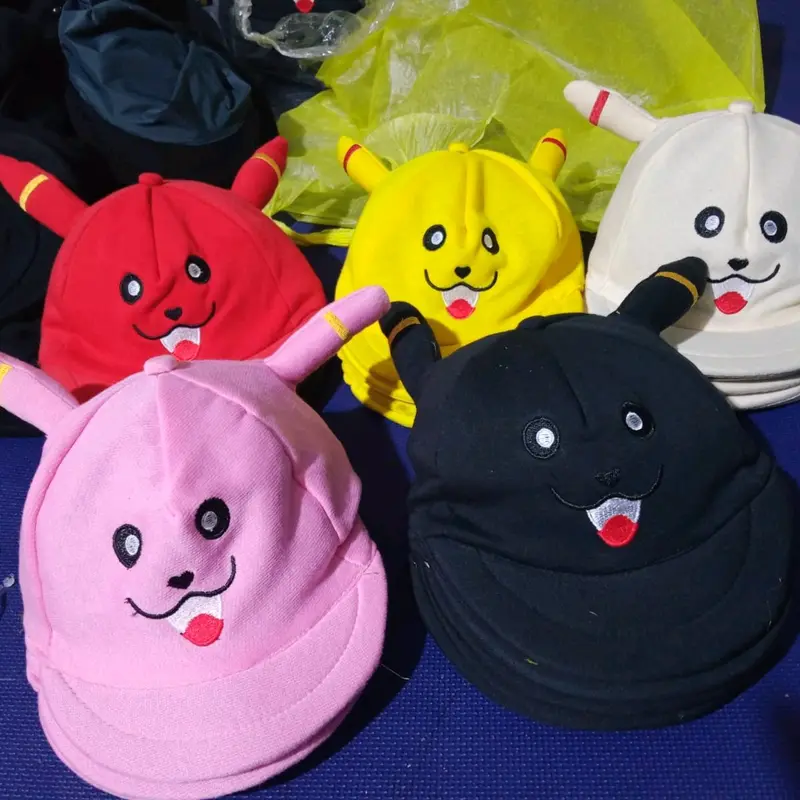 TOPI ANAK PIKACHU HAT//ANAK LAKI LAKI//PEREMPUAN //topi anak untuk usia 0 sampai 2 tahun 4