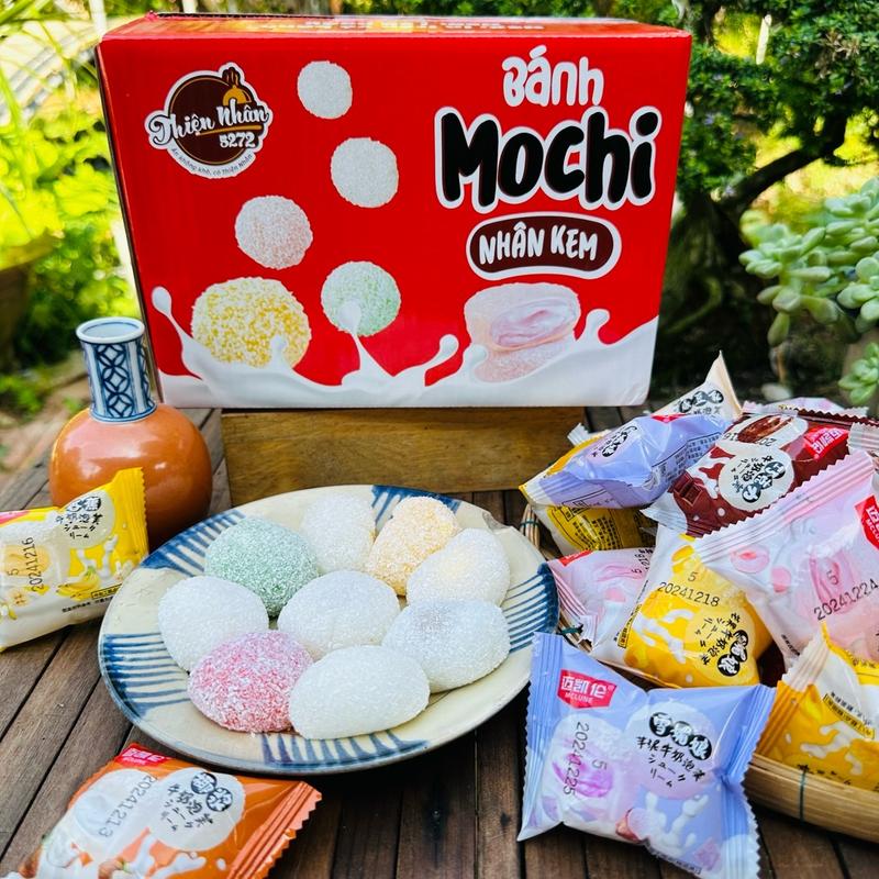 Bánh MoChi Kem Lạnh 9 Vị Lựa Chọn: Khoai Môn, Đậu Nành, Sầu Riêng, Đào, Bơ, Xoài, Dừa, Socola, Chuối [ NGÀY IN TRÊN BÁNH LÀ NGÀY SẢN XUẤT - HSD: 120 NGÀY IN MẶT SAU ]