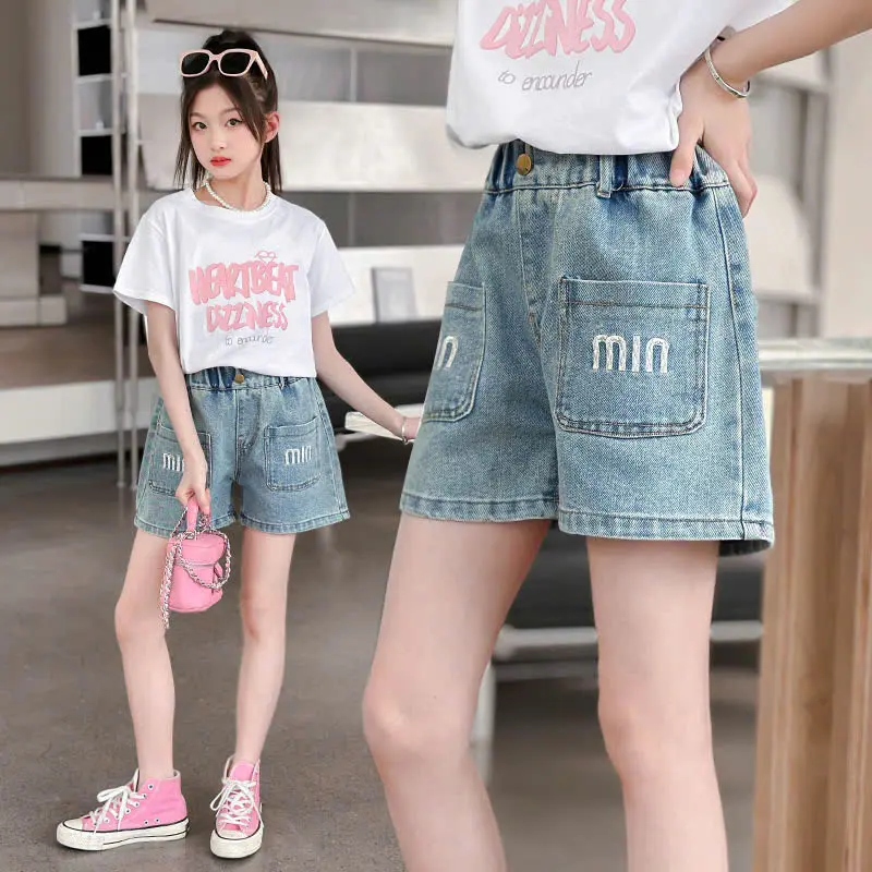 [ B2802] QUẦN ĐÙI, SOOC JEANS BÉ GÁI SIZE ĐẠI 15-48KG HÀNG MỀM ĐẸP