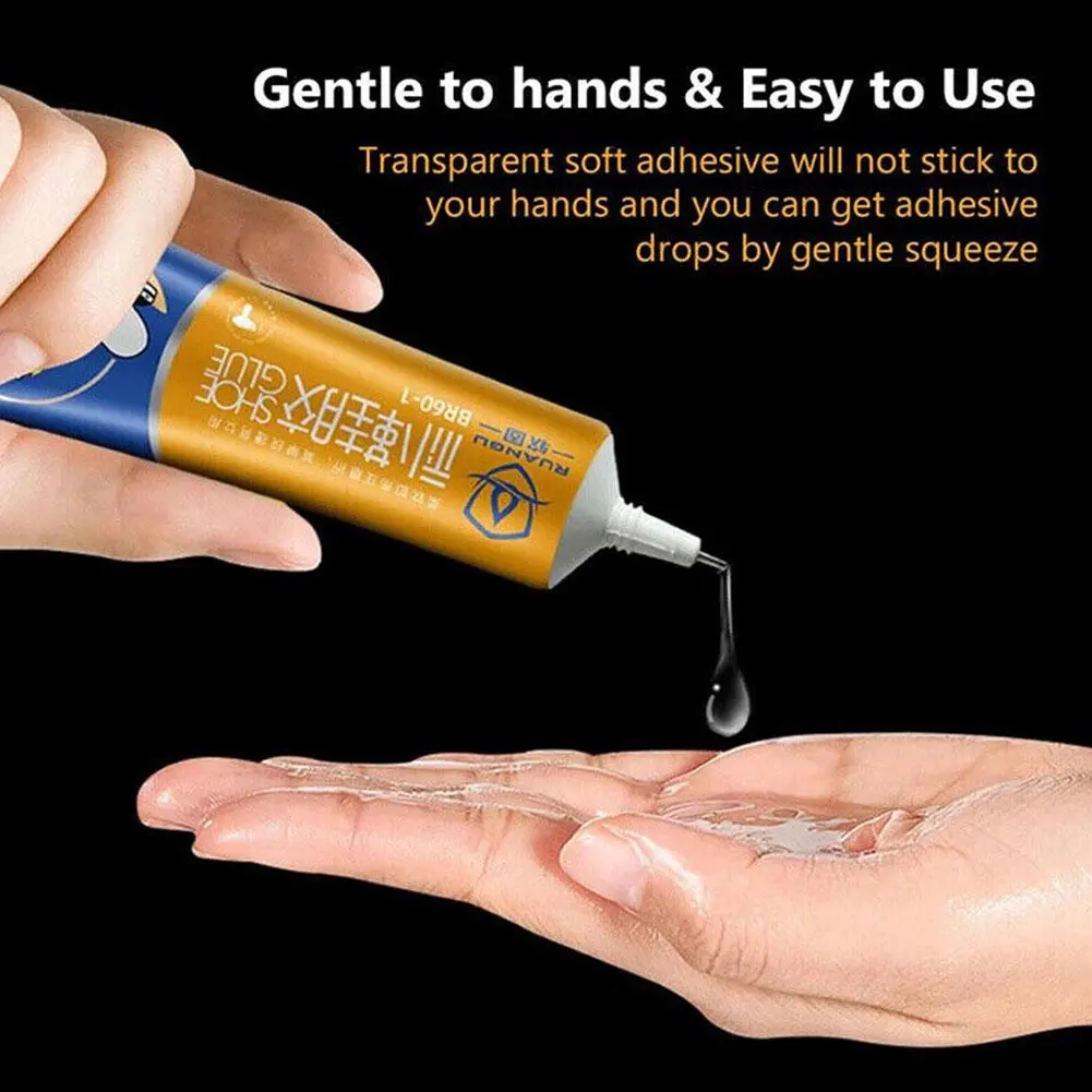 Keo Dán Giày, 60ml, Keo Dán Phục Hồi Giày, Không Thấm Nước, Thông Dụng, Thích Hợp Để Phục Hồi Da, Keo Mạnh, D9A3