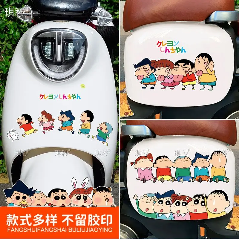 Hình Dán Xe Hơi Điện, Thiết Kế Bút Chì Màu Xiaoxin, Hình Dán Trang Trí Mũ Bảo Hiểm Hoạt Hình Dễ Thương, Che Vết Xước, Chống Thấm Nước Và Chống Nắng, Không Còn Keo Dính Còn Lại