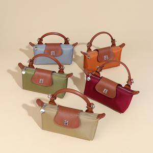 Women's Single Shoulder Crossbody Bag, Nylon Waterproof Fashion Handbag, Suitable for Daily Wear and Travel Storage, Available in Multiple Colors