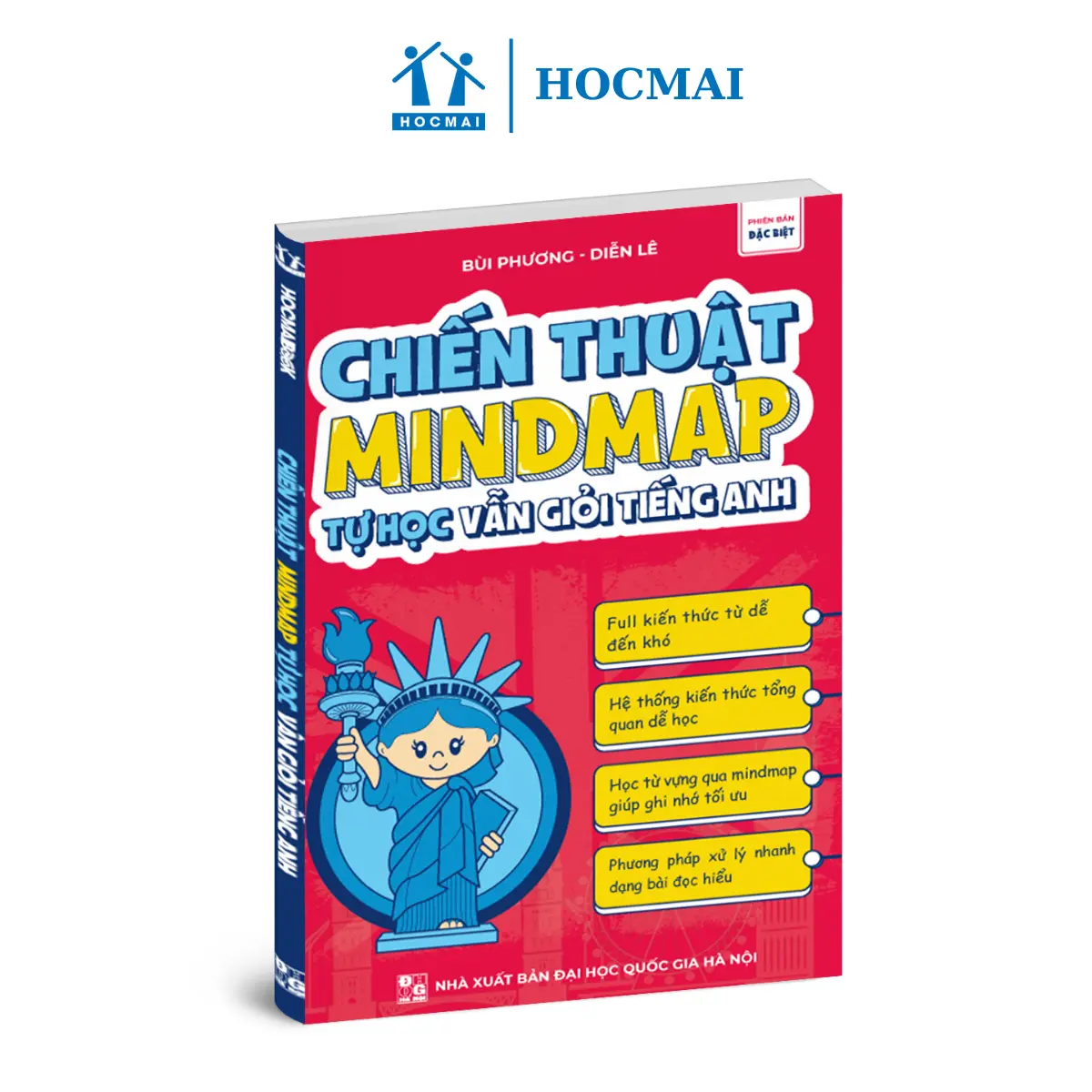 Sách - Chiến Thuật Mindmap - Tự Học Vẫn Giỏi Tiếng Anh Phiên bản mới, dành cho người mất gốc, người mới bắt đầu - HOCMAI