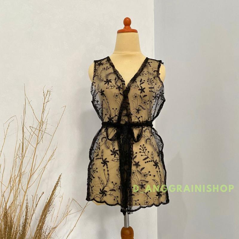 outer brokat , rompi tille mutiara premium Motif 5