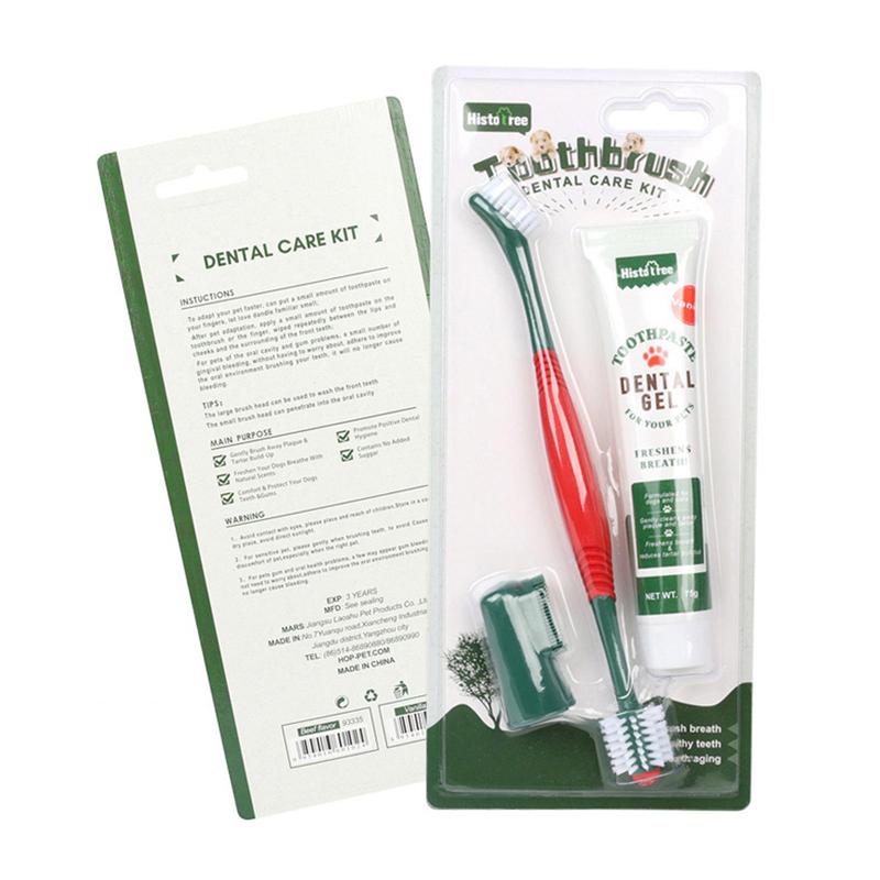 Product Introduction of 1pc Pet Toothpaste Toothbrush Set 360° Cat Dog Dental Cleaning Supplies Pet Oral Brush Clean Y2W1 26