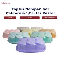 Gambar Indokurnia Toples Nampan Set California 1.2 Liter Pastel - Light Grey dari Indokurnia Kota Administrasi Jakarta Barat 1 Tokopedia
