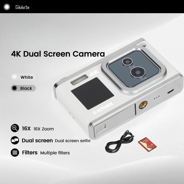 80MP Dual Screen Camera Digital Camera High-Definition Dual Screen ...
