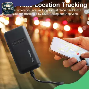 Dafas60 Alat Pelacak Mobil Motor GPS Tracker Alarm 2G 12-36V