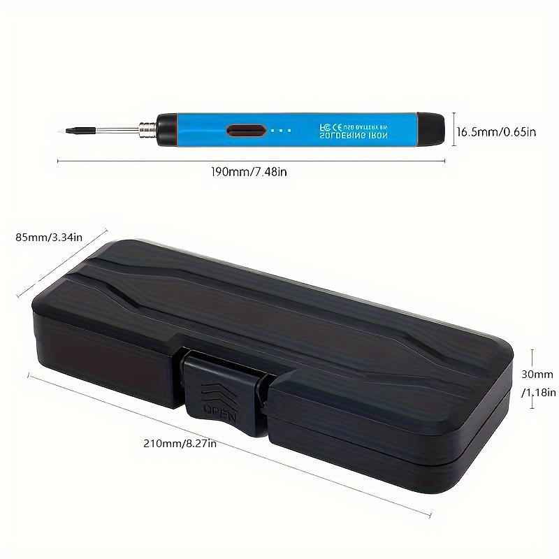 USB Soldering Iron Set, Adjustable Temperature Modern Design Soldering Iron with USB Charging Cable, Portable Soldering Equipment with Storage Box, Work Equipment for Men 6