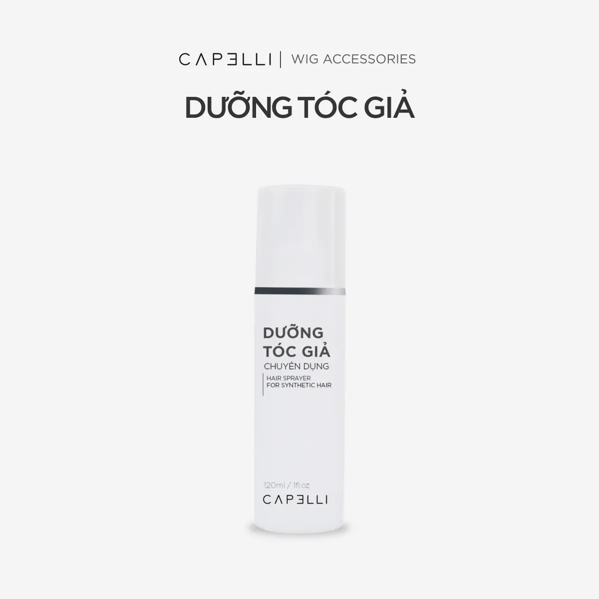 Xịt Dưỡng Tóc Giả CAPELLI Hỗ Trợ Gỡ Rối Và Làm Mềm Mượt Tóc Giả