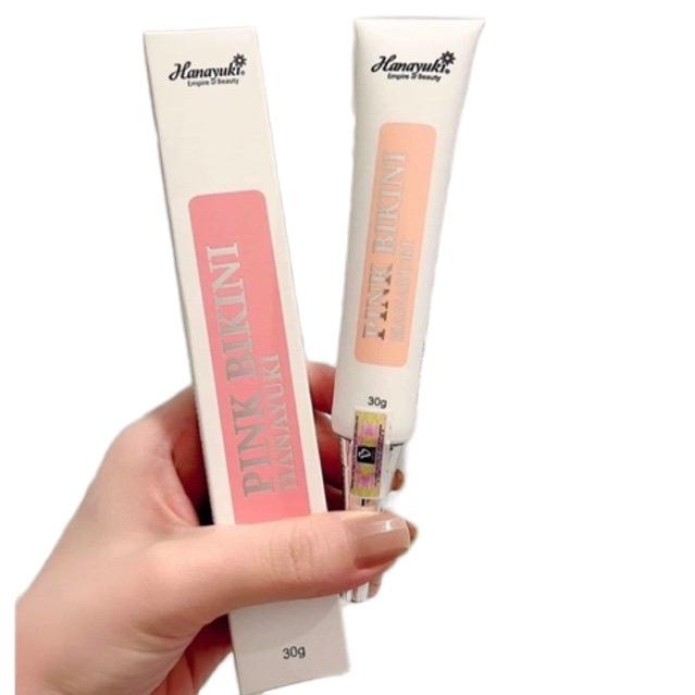 Kem Làm Hồng Pink Bikini Hanayuki tuýt 30gram Dưỡng Body Nữ Women Dưỡng Da Body
