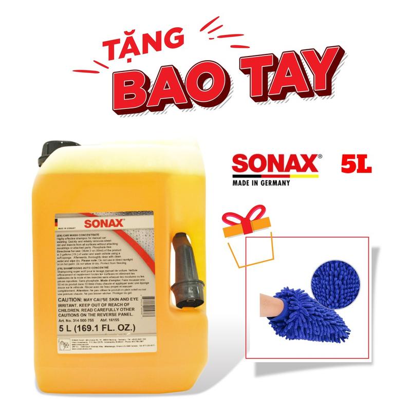  Nước Rửa Xe Sonax Gloss Shampoo concentrate 314500 5 lít 