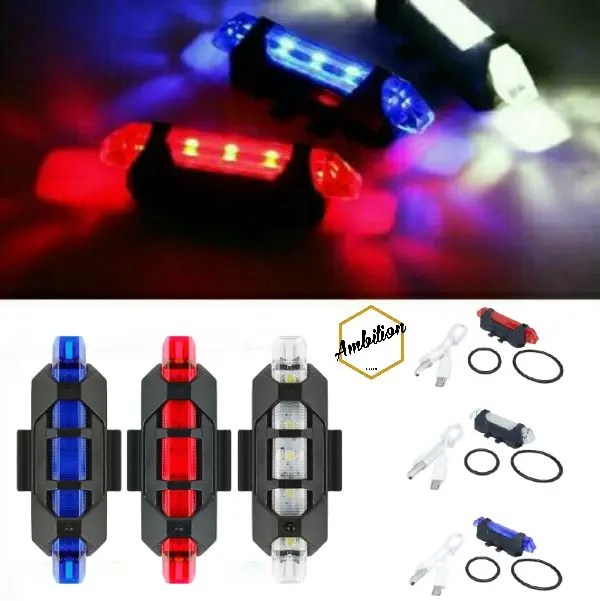 Lampu Sepeda - Lampu Belakang Sepeda - Lampu Variasi - Lampu Variasi Motor - Lampu Multifungsi