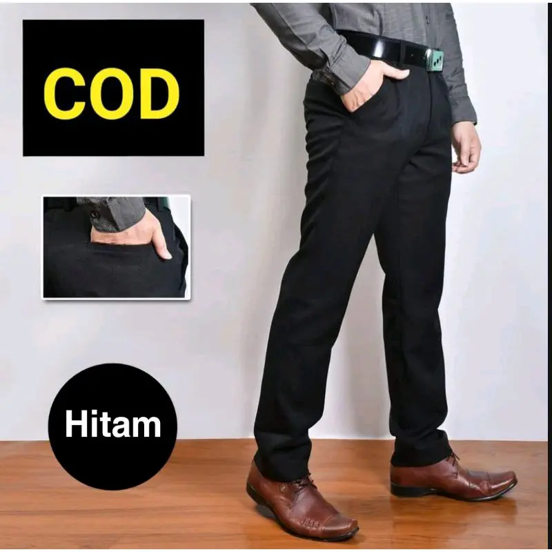 NIVAN Celana Formal Pria Slimfit bahan wool premium kode 02