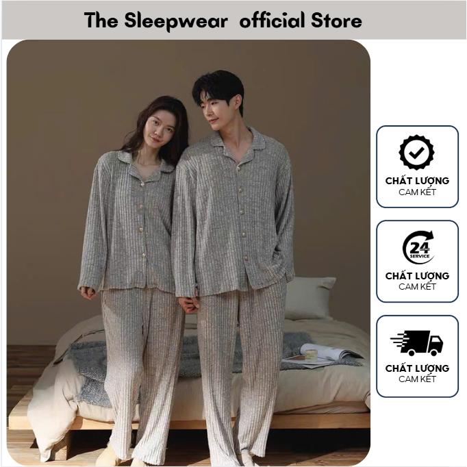 Bộ ngủ pijama Mùa thu đông ấm áp và giữ nhiệt - Thesleepwear BĐ04- Bộ mặc nhà cao cấp cho nam và nữ Giá là cho 1 bộ ạ