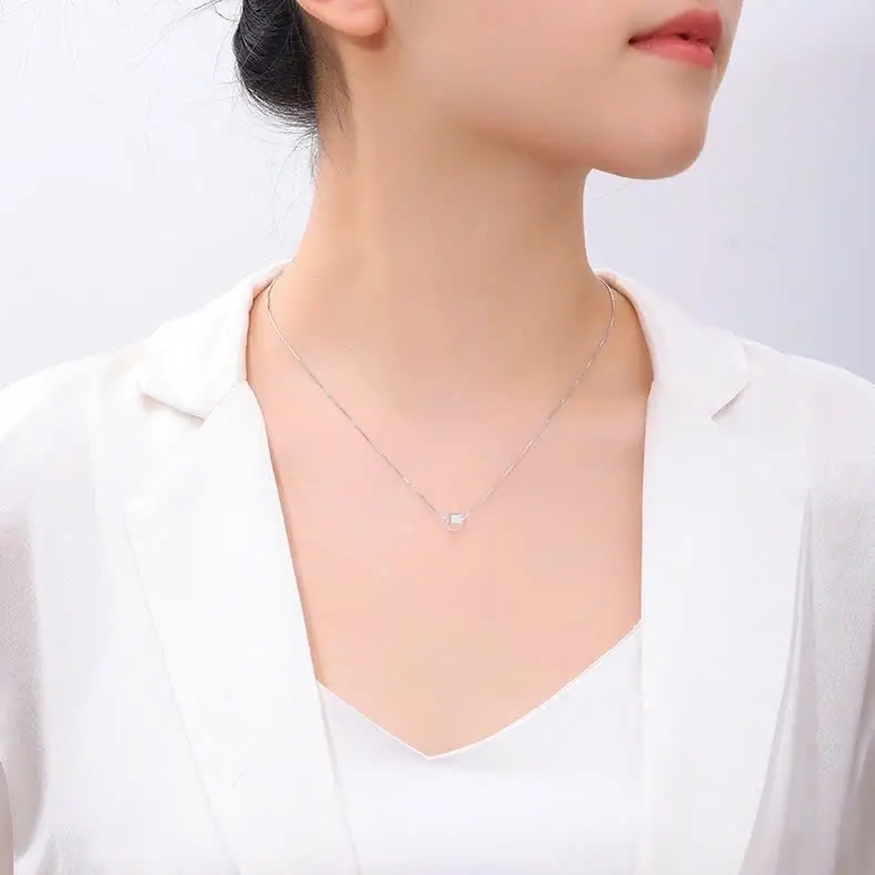 QMJ STORE - Q49 Dây chuyền CẦU VỒNG PHALE 7 màu lấp lánh, dây rút bạc nữ đẹp thời trang phụ kiện trang sức bạc 925 cao cấp NT15 2
