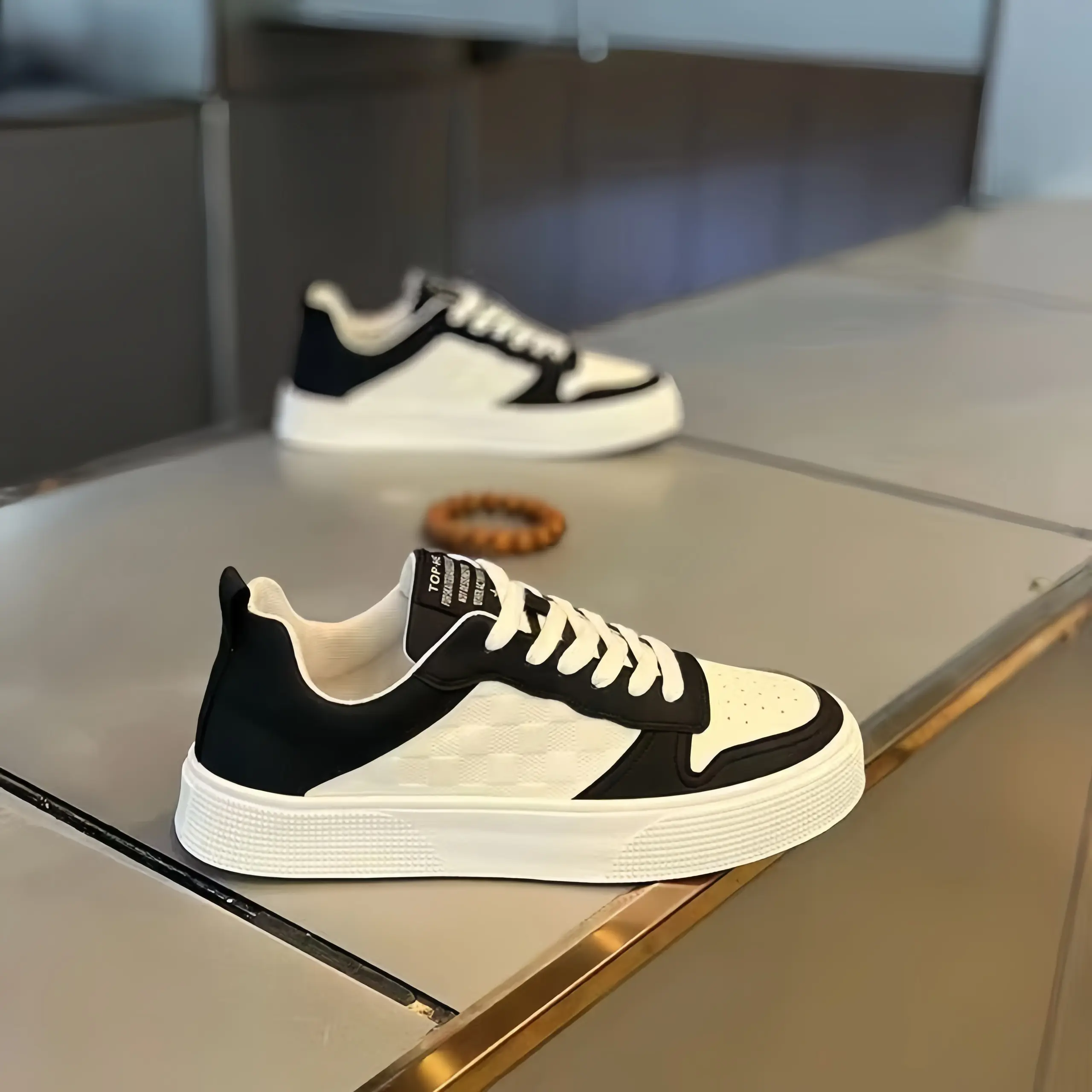 Giày Thể Thao Da Mềm Thoáng Khí Chống Mòn Thời Trang Bốn Mùa Mẫu 2024 Shoes Sneaker Nam Đế Bằng giay  the