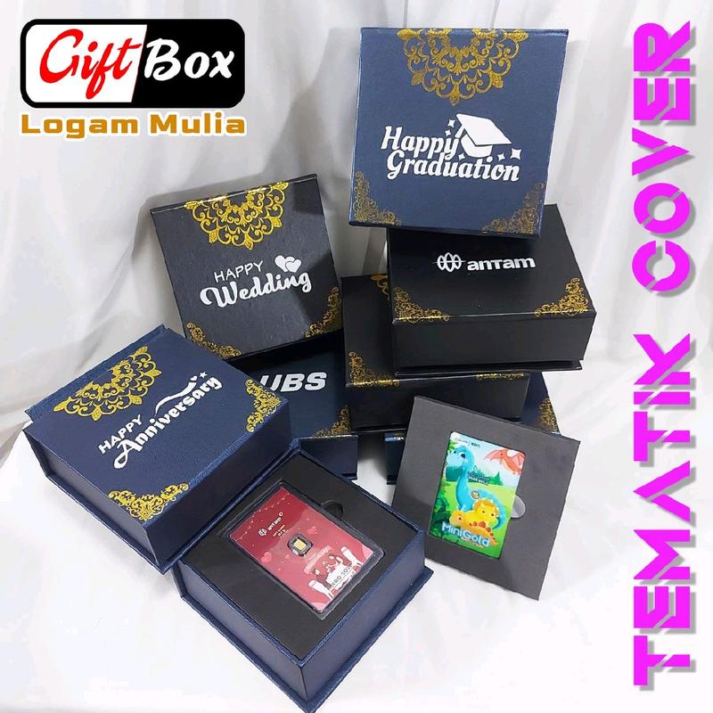 Gift Box LM Hadiah Kado Hampers untuk Berbagai Brand Logam Mulia - Kotak Emas 1