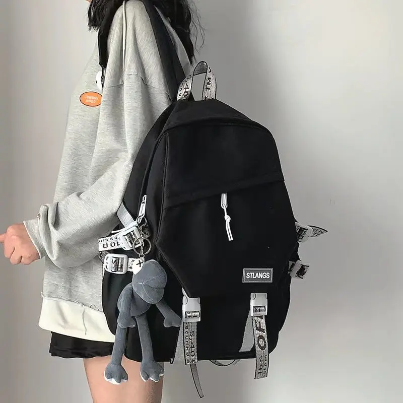 Cặp Sách, Thương Hiệu Thời Trang, Thích Hợp Cho Sinh Viên Đại Học Và Trung Học Cơ Sở, Ba Lô Máy Tính Du Lịch, Ba Lô Sức Chứa Lớn, Hàng Mới Về, Năm 2024 0