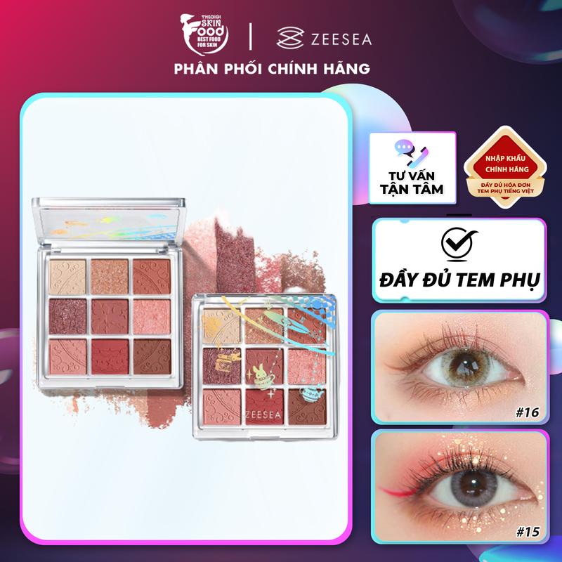 Bảng Phấn Mắt 9 Ô Xinh Xắn Zeesea Dreamland Eyeshadow 10g Trang Điểm Cosmetic Mỹ Phẩm