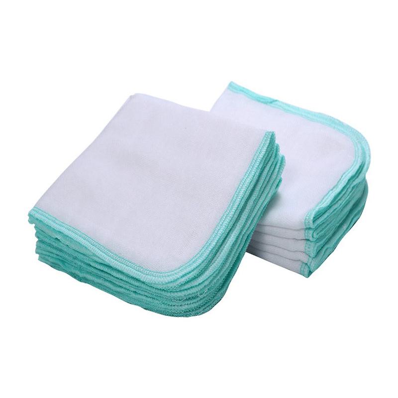 Combo 10 Khăn Sữa Rửa Mặt Cho Bé Sơ Sinh và Trẻ Nhỏ Vải Gạc Xô 2-3-4 Lớp Size 25x25cm Chất Liệu An Toàn Kích Thước Tiện Lợi Tiết Kiệm Chi Phí