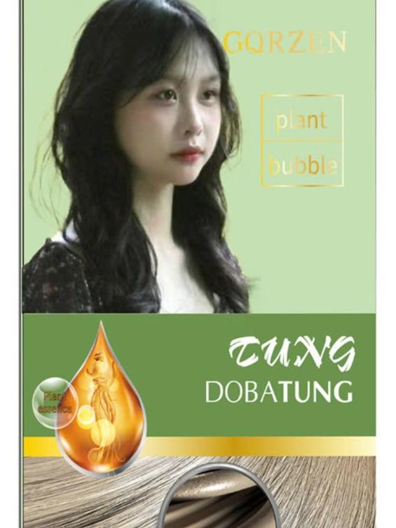 1 Hộp nâu hạt dẻ màu trầm và màu sáng (10 gói), dầu gội phủ bạc thảo dược 2