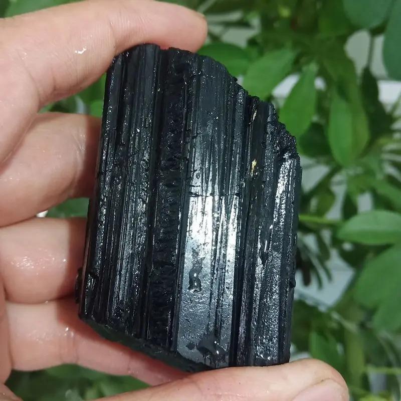 New product A piece High Quality Natural Black Tourmaline Repair Ore Mineral Specimen Healing Crystal Radiation  Energy StoneFashion Jewelry Accessories 1