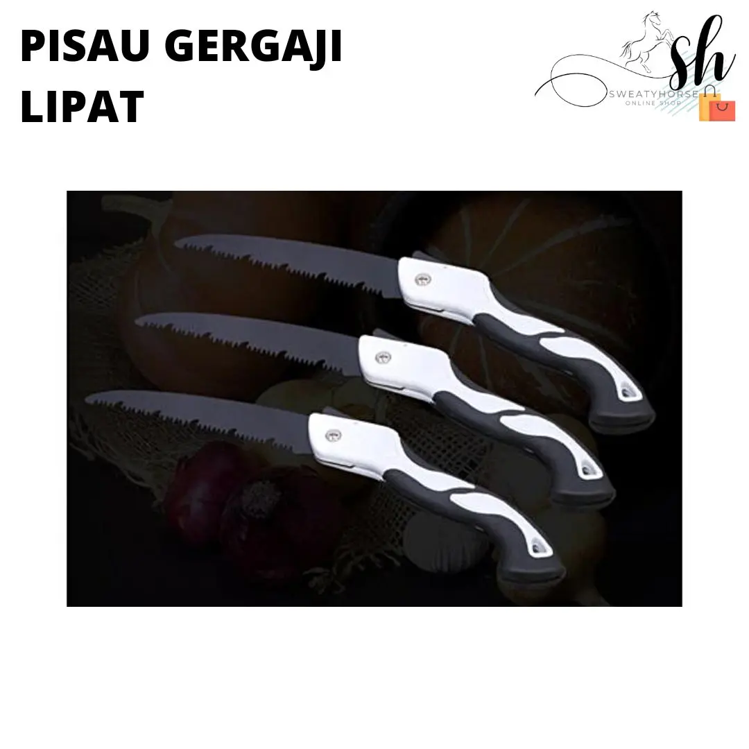 Gergaji Lipat Kayu Perkakas Mata Pisau Tajam 250mm/300mm - 30Cm/300Mm