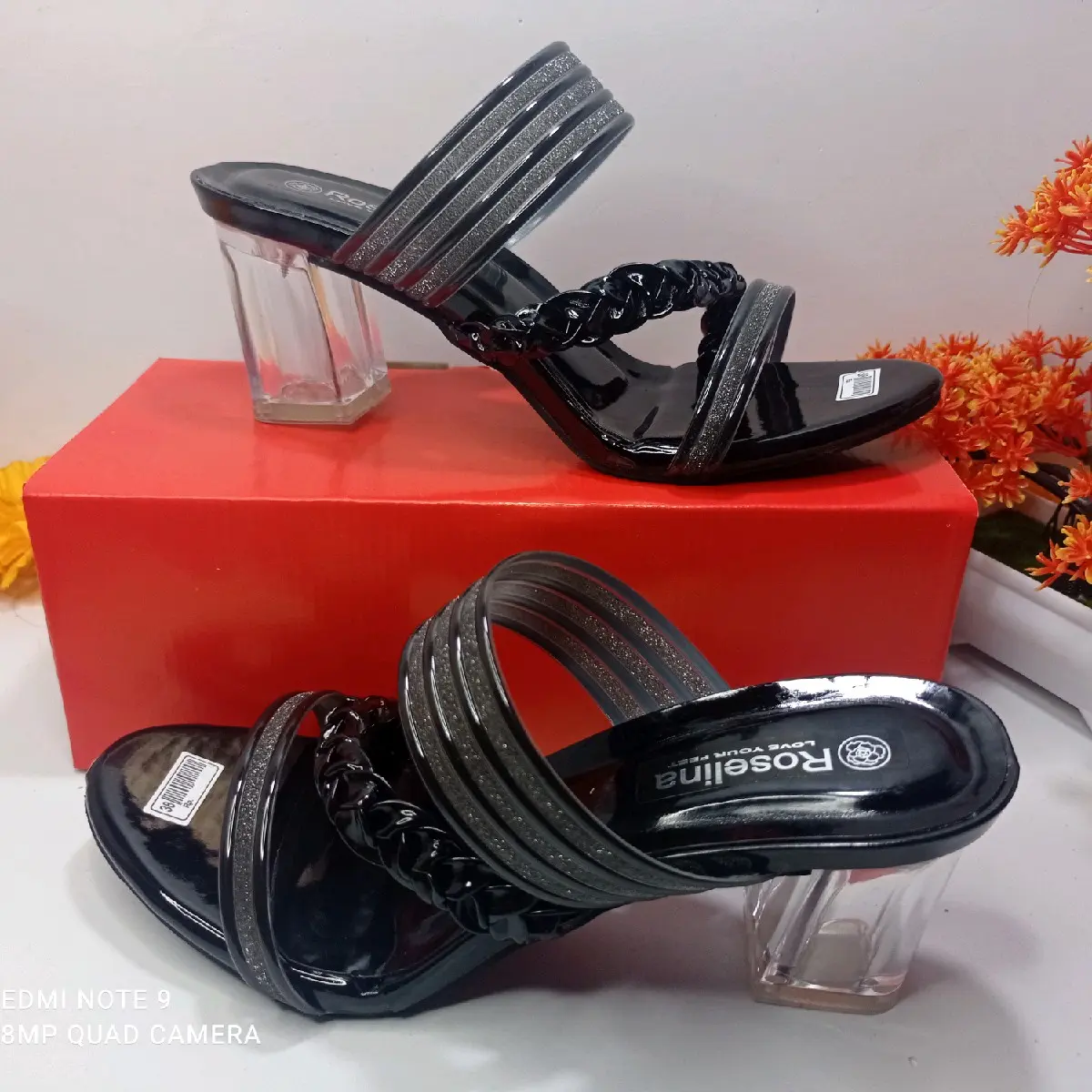 sendal high heels  7Cm model jelly kepang Sandal