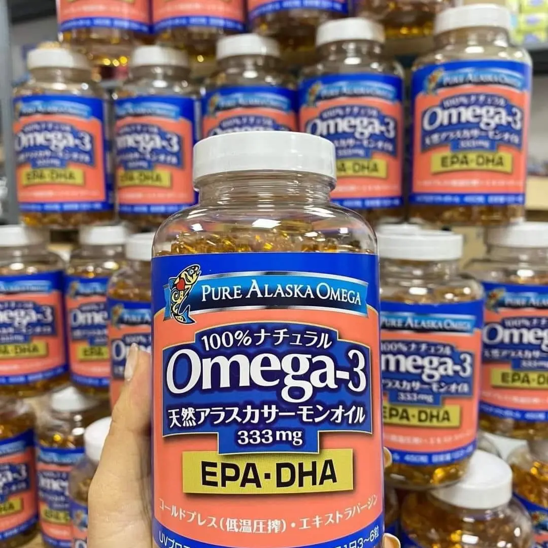 Viên dầu cá hồi Pure Alaska Omega-3 , 450 viên