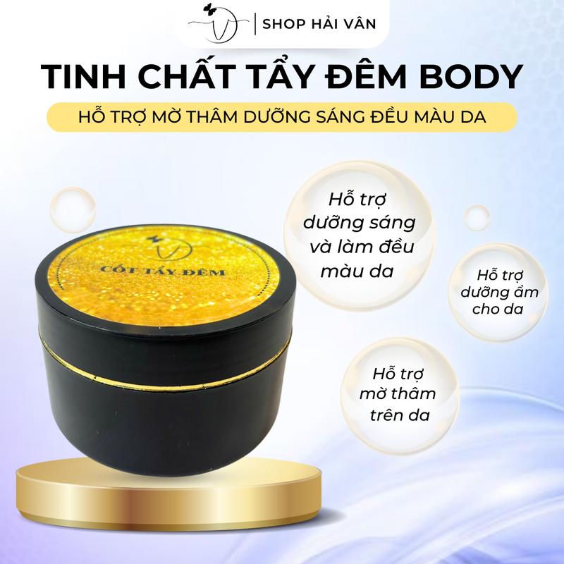 Kem Cốt Tẩy Đêm Dạng Kem Body Hải Vân Shop Hỗ Trợ Dưỡng Da Trắng Mịn Cấp Nước Làm Đẹp Da Chăm Sóc Da 0