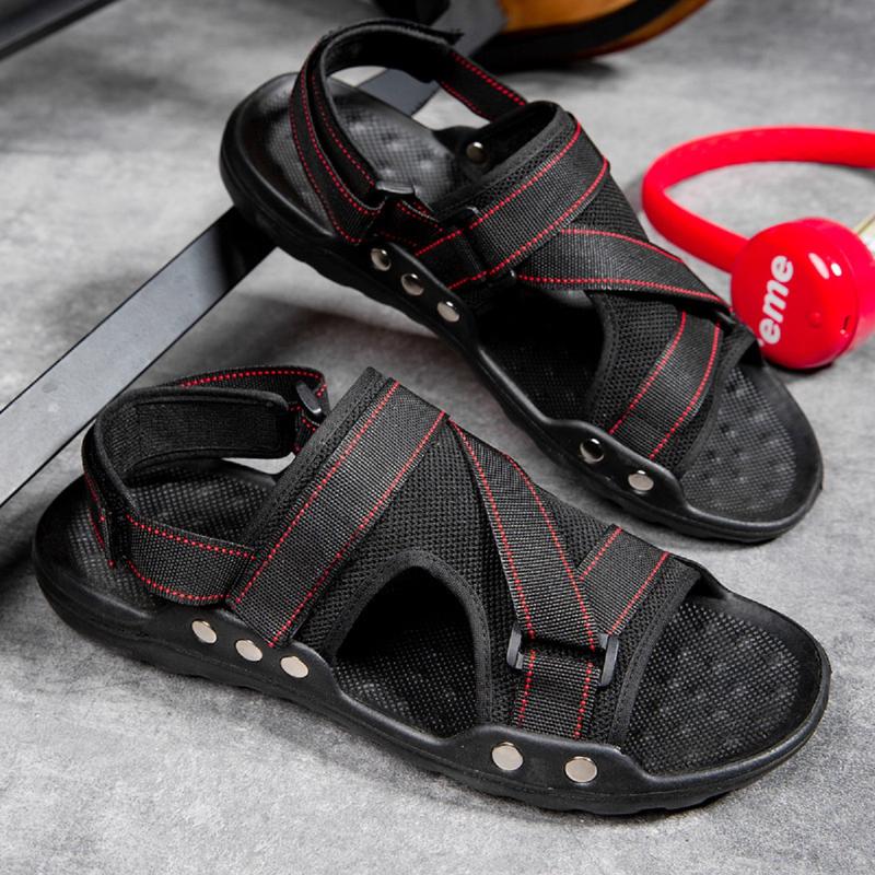 Dép nam - Dép Sandal thời trang nam DD12 Đế Bằng Cao Su DéP