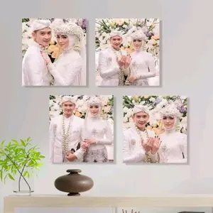 CETAK FOTO UKURAN 20X20 isi 5 pcs Dipasang di Dinding gantungan