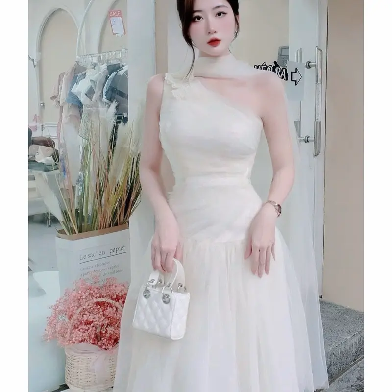 Váy dự tiệc công chúa bồng bềnh 3 lớp HÌNH THẬT CUỐI   A731 Nữ