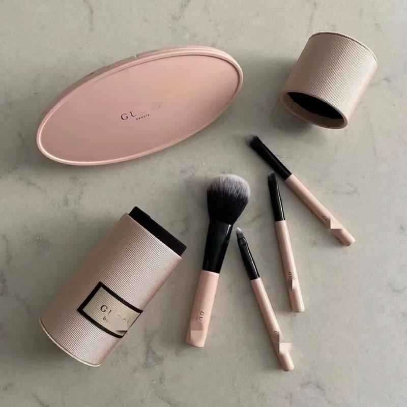 Cross-Border Beauty Gift Makeup Brush Holder Suit with 4 One Beauty Tools Blush Brush Eye Shadow Brush 1