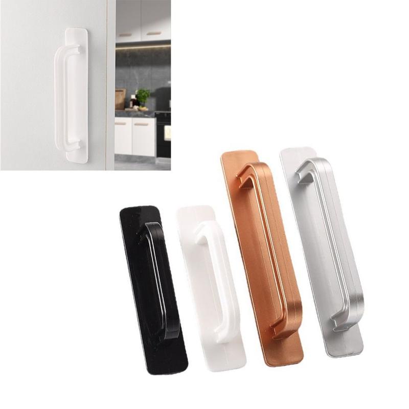 Product Introduction of Minimalist Knobs Door Handle Self-adhesive No punching Door Pull Surface Mounted Push-pull Cabinet Handle Move Sliding Door 8