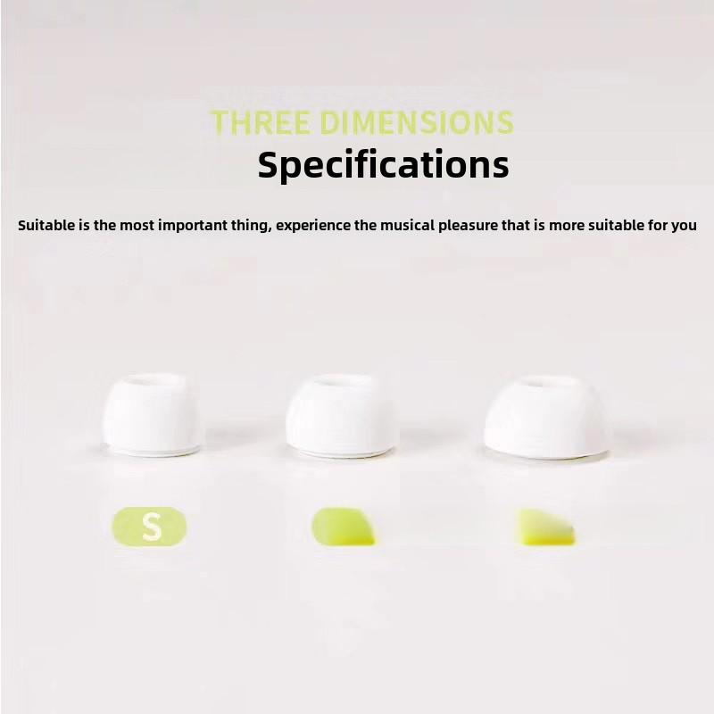 [Tik Tok hot] Compatible with Apple XS S M L Size 3rd Generation Earbuds Replacement Ear Tips Earbuds 3rd Generation Ear Tips Silicone Earbuds 3