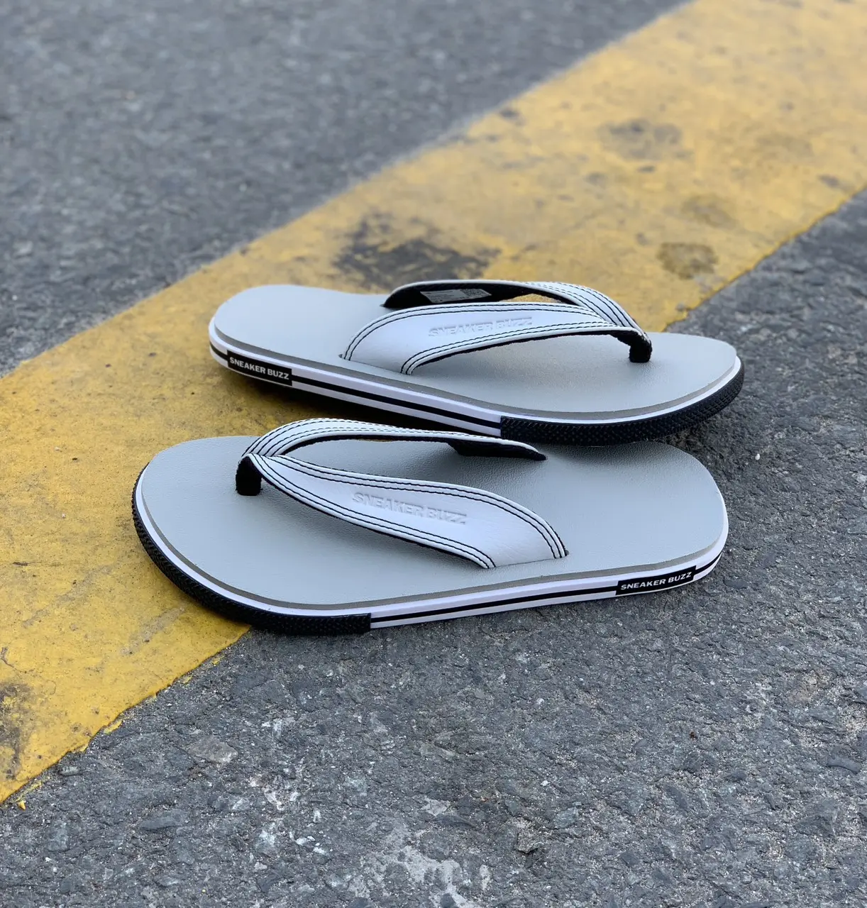 Dép Sneaker Buzz Xám Chính Hãng