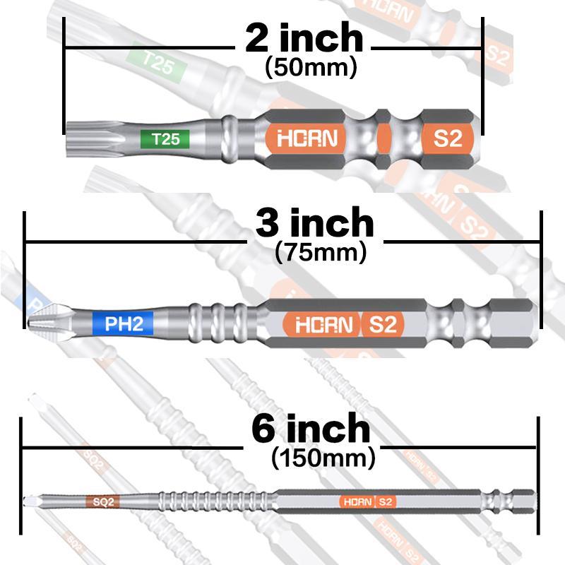 Product Introduction of Multipurpose Screwdriver Bit Set, Magnetic Screwdriver Bit Set, High Strength Impact Resistant Non-slip Screwdriver Bit Set, Hand Tool Accessories 1
