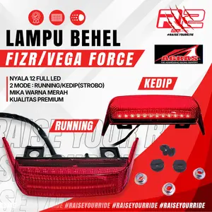Lampu Behel Begel FIZ R VEGA FORCE Kedip dan Running Kualitas Terbaik Merk AGRAS