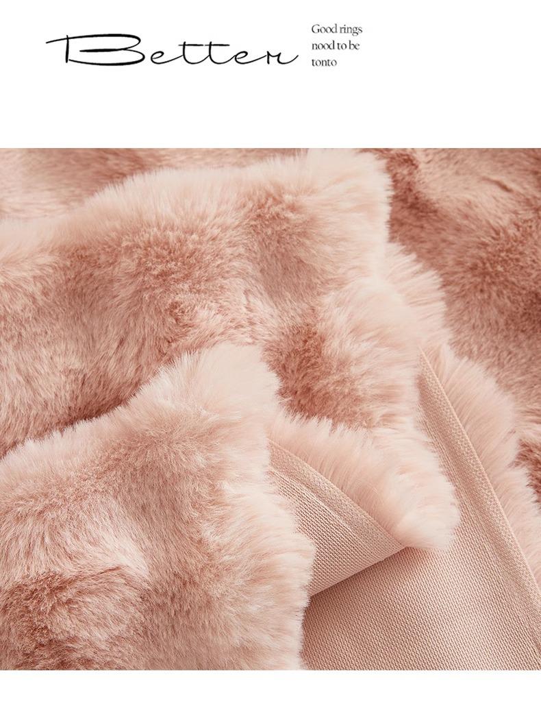 Product Introduction of High-end Winter Thickened Rabbit Fur Sofa Cover Sofa Slipcover Full Wrap Autumn Winter Universal Sofa Cover Wholesale 23