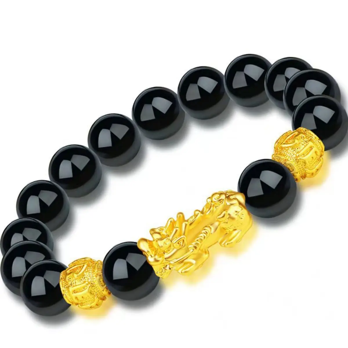 Classic Alloy Pixiu Couple Beads piyao Bracelet Personalized Pixiu Bead Bracelet Unisex