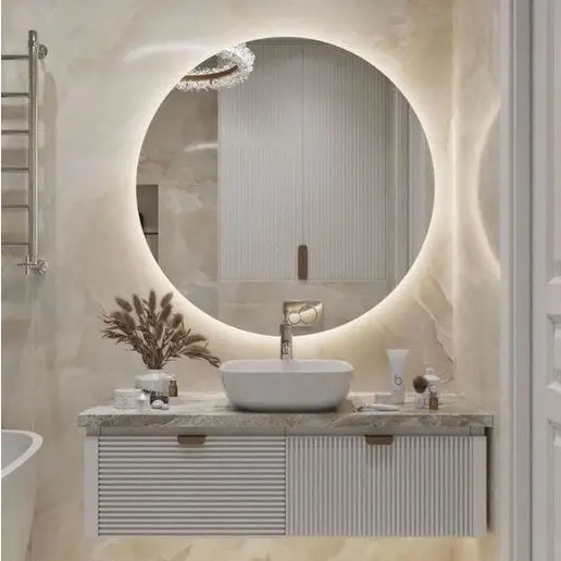 CERMIN AESTHETIC VINTAGE/CERMIN HIAS/CERMIN LAMPU/MIRROR LAMP/CERMIN GANTUNG Kaca
