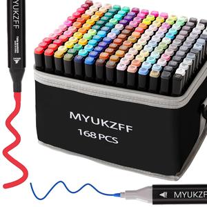 36/60/80/168 Colors Alcohol Markers Set, 1 Set Dual Tips Blender Art Markers for Drawing Sketching Coloring, Sketch Markers for Kids Adult Coloring