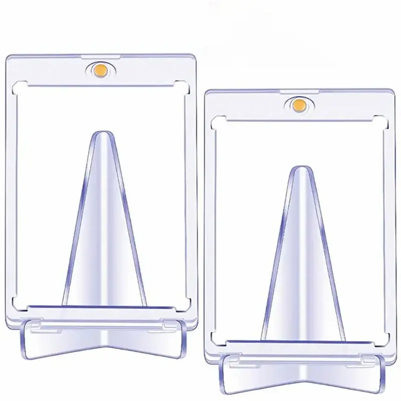 Bộ Hỗ Trợ Thẻ, 35PT, Giá Đỡ Thẻ Từ Tính, Chất Liệu Nhựa Cứng, Hộp Đựng Thẻ Ngôi Sao Thể Thao, Trong Suốt, Ngăn Ngừa UV, Bảo Vệ Thẻ, Thích Hợp Cho Thẻ Ảnh Thần Tượng 5