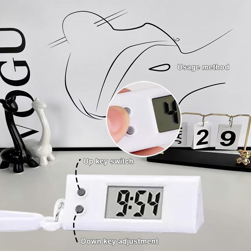 【artheni】Jam Gantung Kartun Mini, Jam Sederhana dan Ringkas, Jam Elektronik Khusus Pelajar